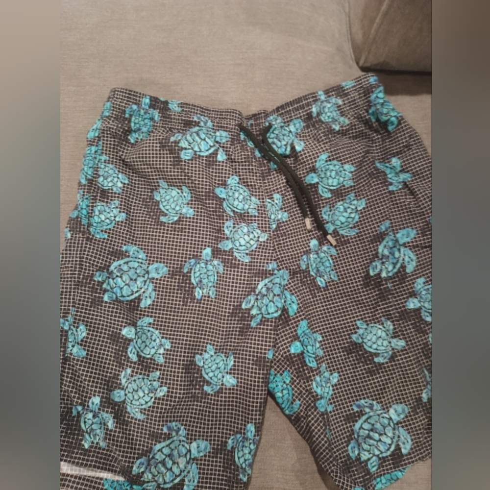Men's Vilebrsquin bathing suit xl long turtle trunks